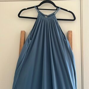 Azazie floor length blue dress - SZ 4